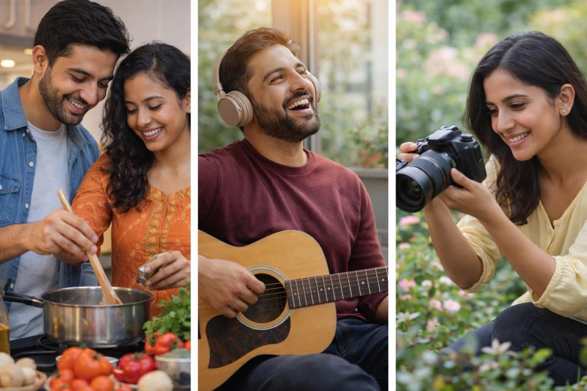 A person pursuing hobbies and interests, representing balanced life goals